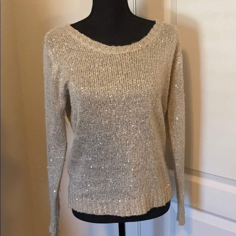 I jeans by buffalo sequined sweater S.  (064)